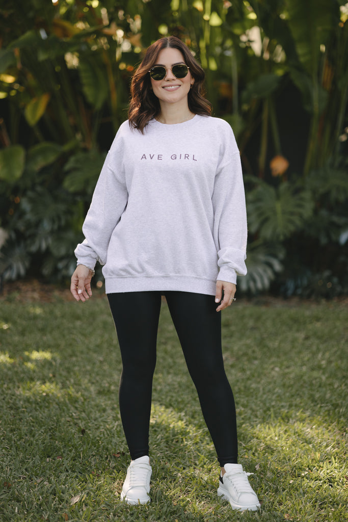 Ave Girl Sweatshirt Gray