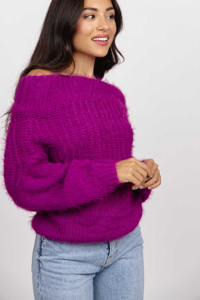 Michelle Off Shoulder Sweater