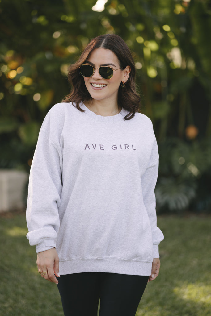 Ave Girl Sweatshirt Gray
