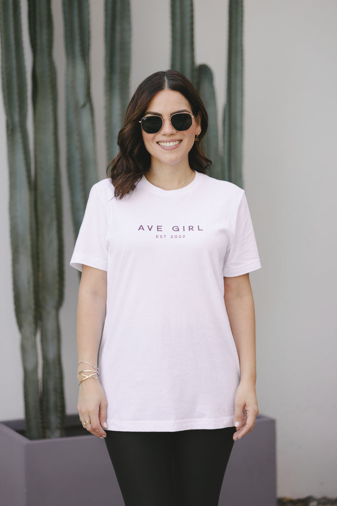 Ave Girl T-Shirt White lo