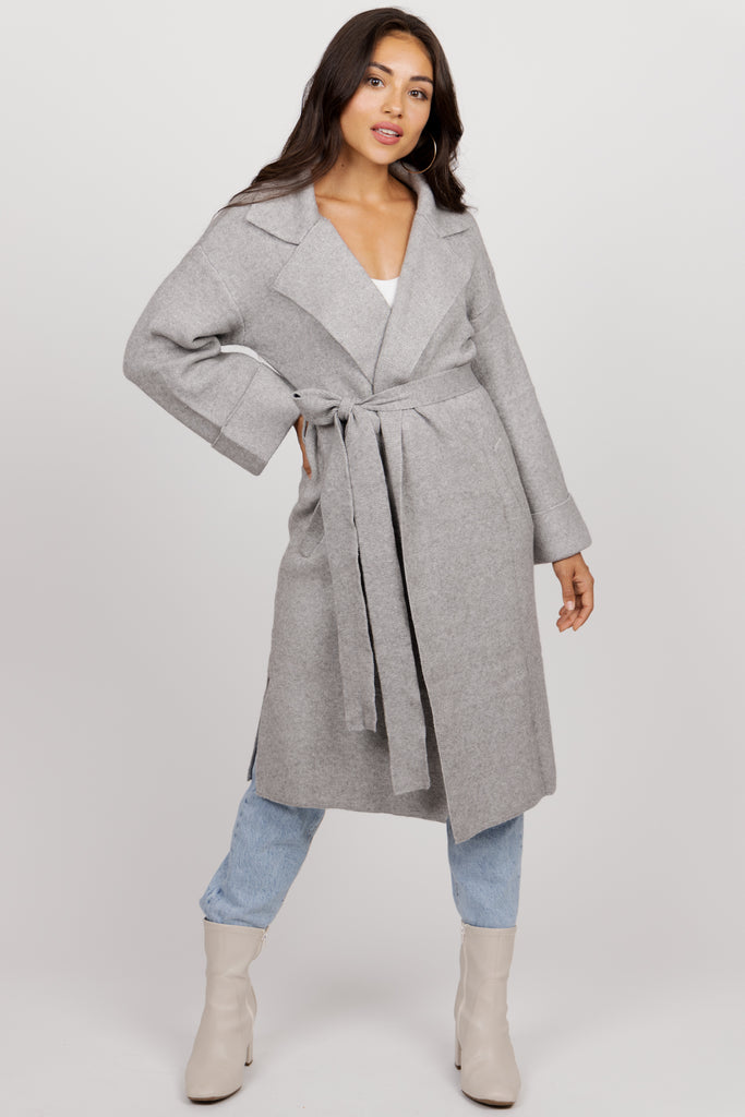Tessa Knitted Trench Coat