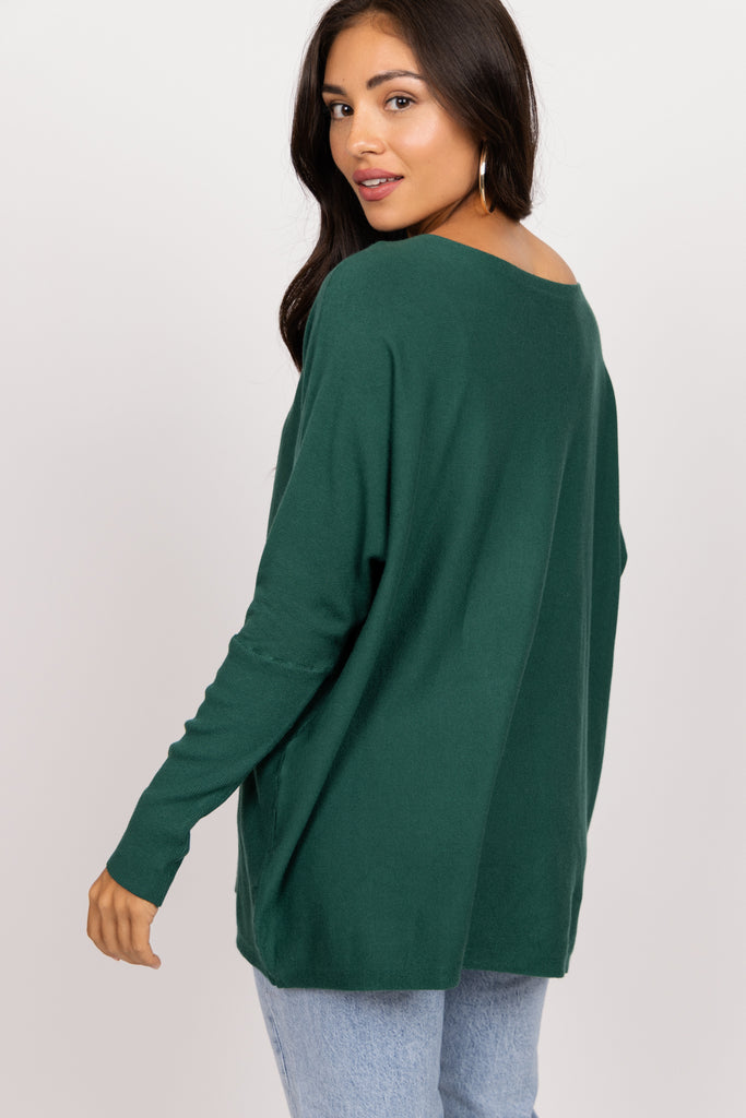 Scarlett Tunic Sweater Green